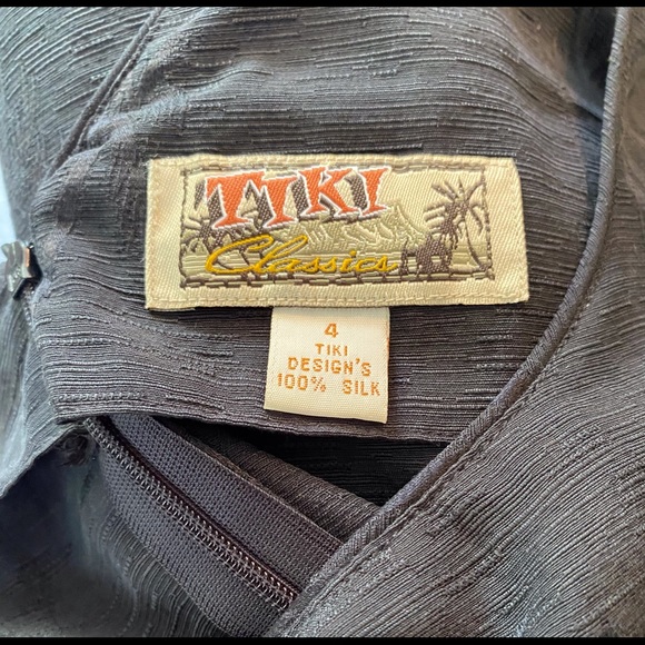 Tiki Design’s 100% Silk Dress - Picture 6 of 7